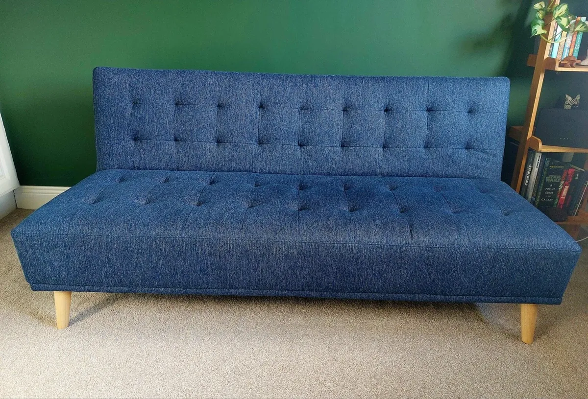 Studio Navy Sofa Bed - Image 2