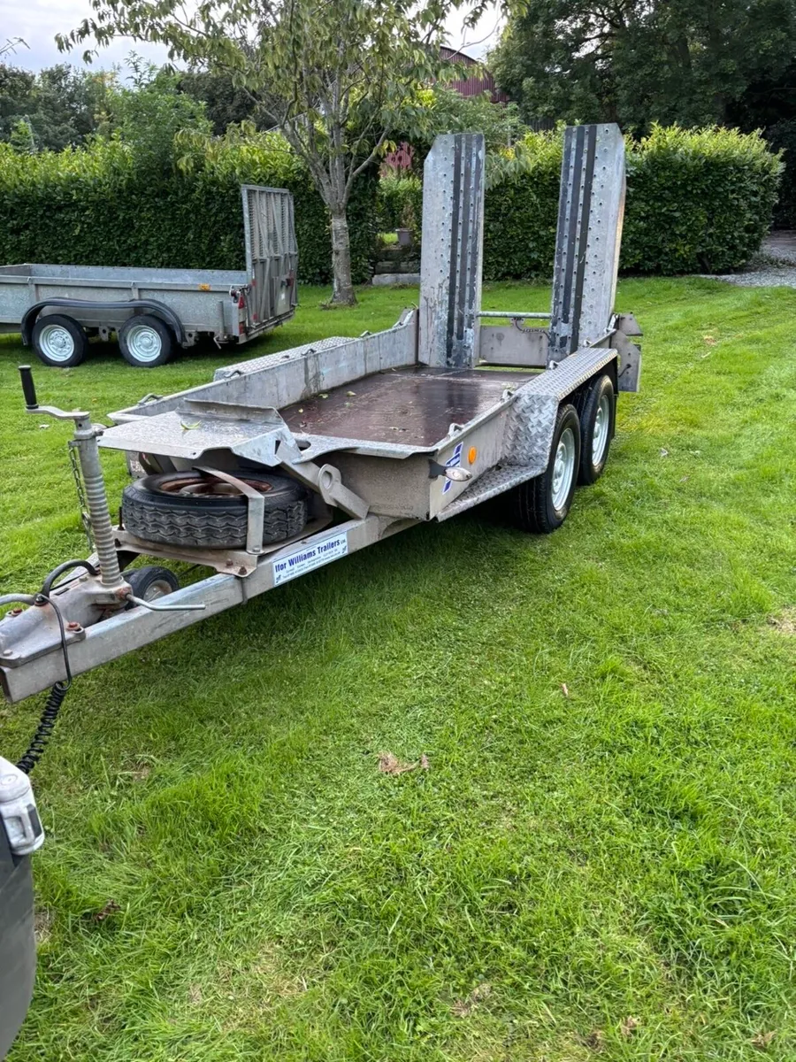 9x4 ifor Williams beaver tail plant trailer - Image 2