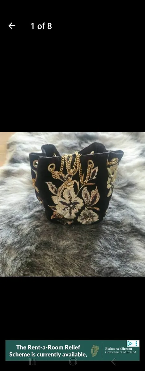 Velvet handbag - Image 2