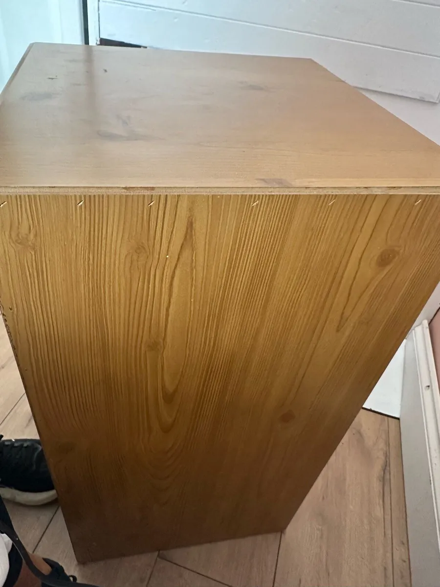 Pine bed side locker - Image 4