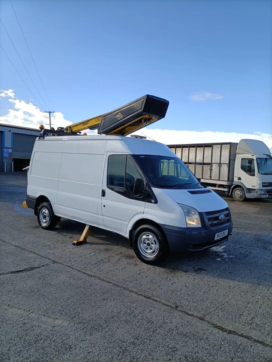 2013 transit 3.5 cherry picker hoist test & tax - Image 3