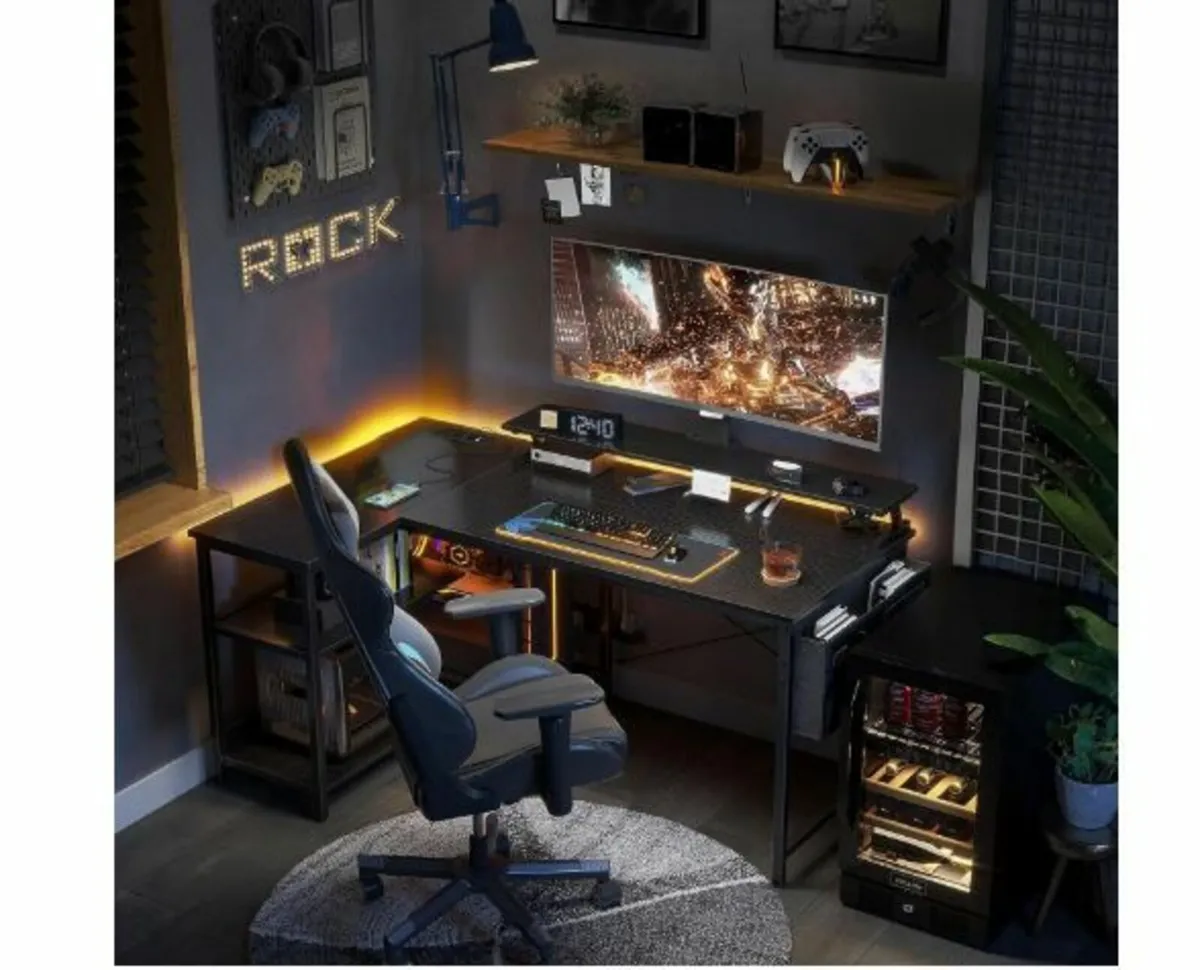 Gaming Table L Shape, 120 x 80 cm - Image 2