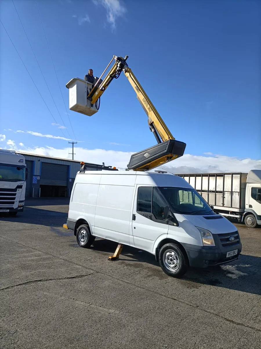 2013 transit 3.5 cherry picker hoist test & tax - Image 1