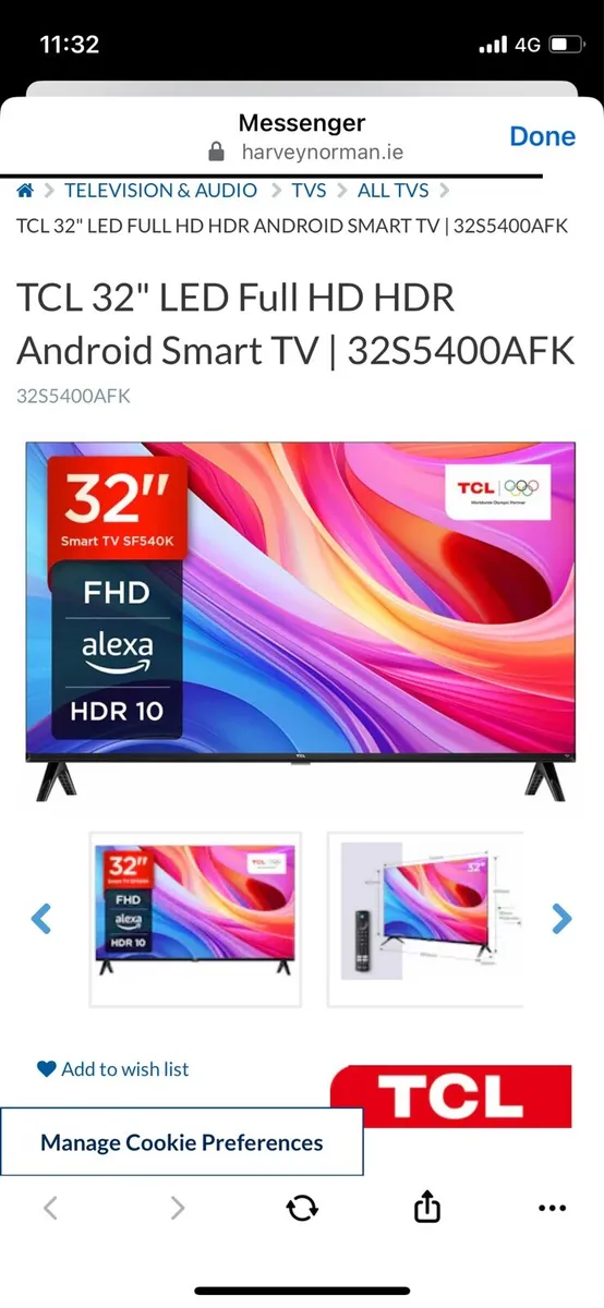 Tlc smart full hd tv with remote - Image 4