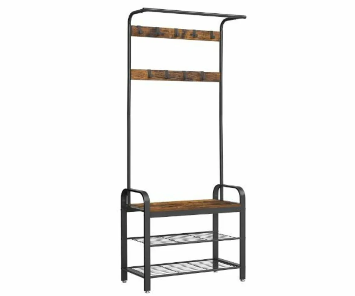 clothes rack with 9 removable hooks - Image 2