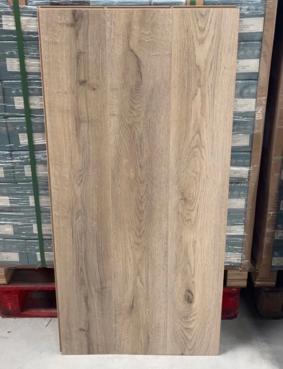 New 8mm Paris Beige Laminated Flooring - Image 1