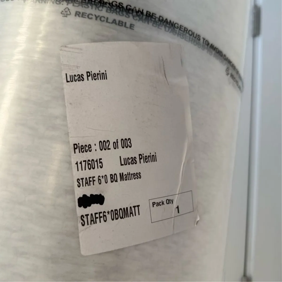 Selling a brand new 6ft mattress, still in its original packaging and factory sealed. Reason for sale: it did not fit in my home. Never used, excellent condition. - Image 3