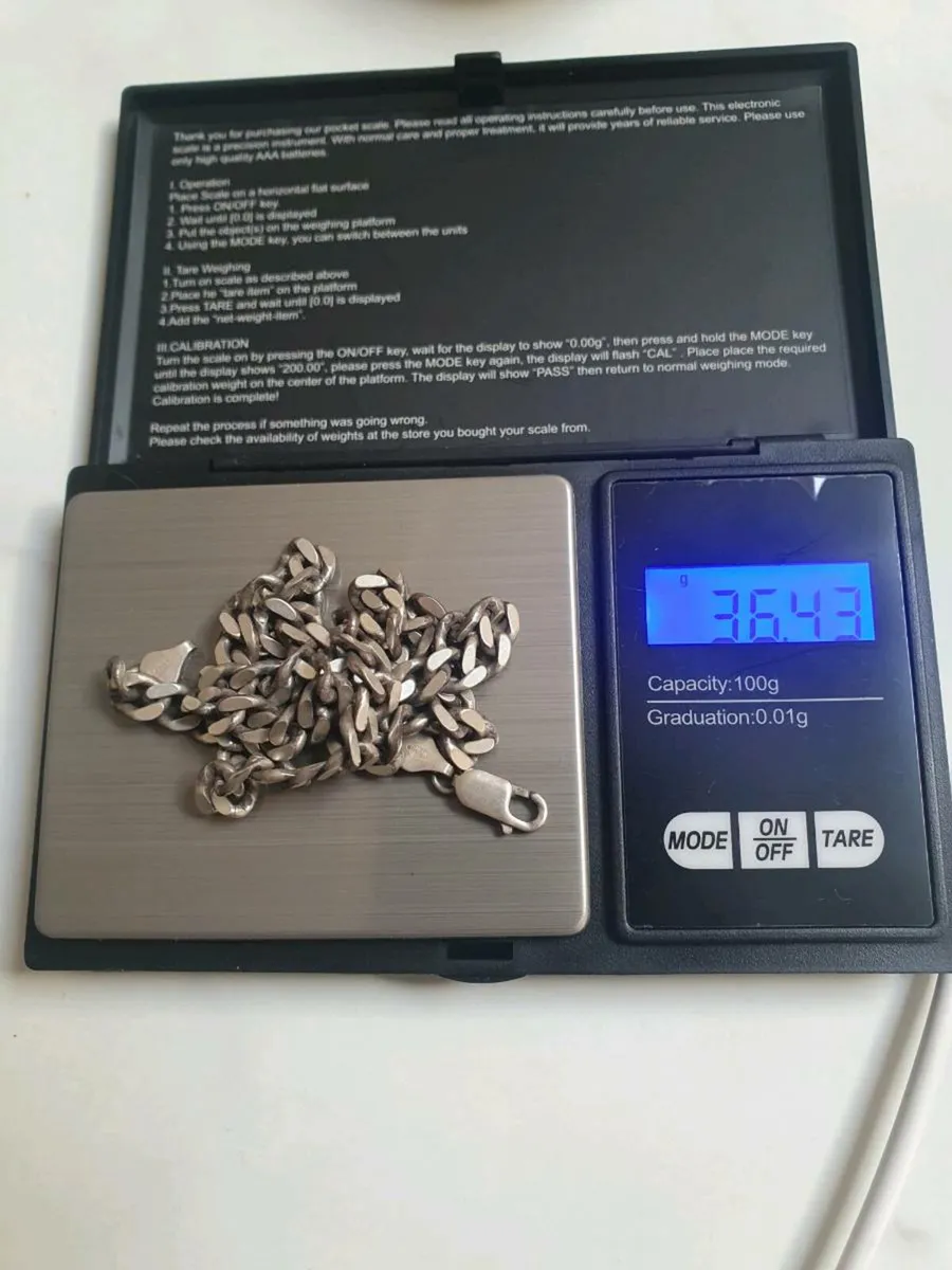 Silver necklace - Image 1