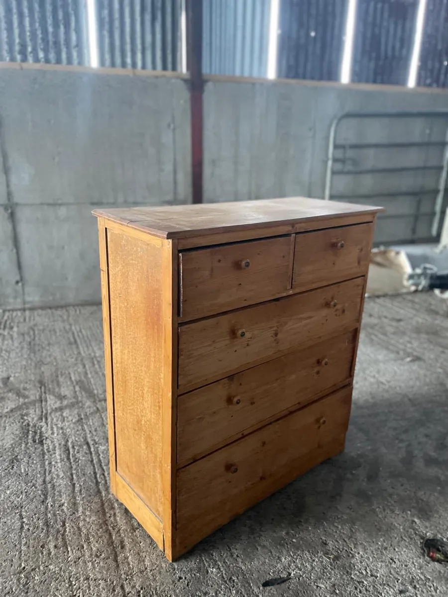 Pine Chest of Drawers - Image 3