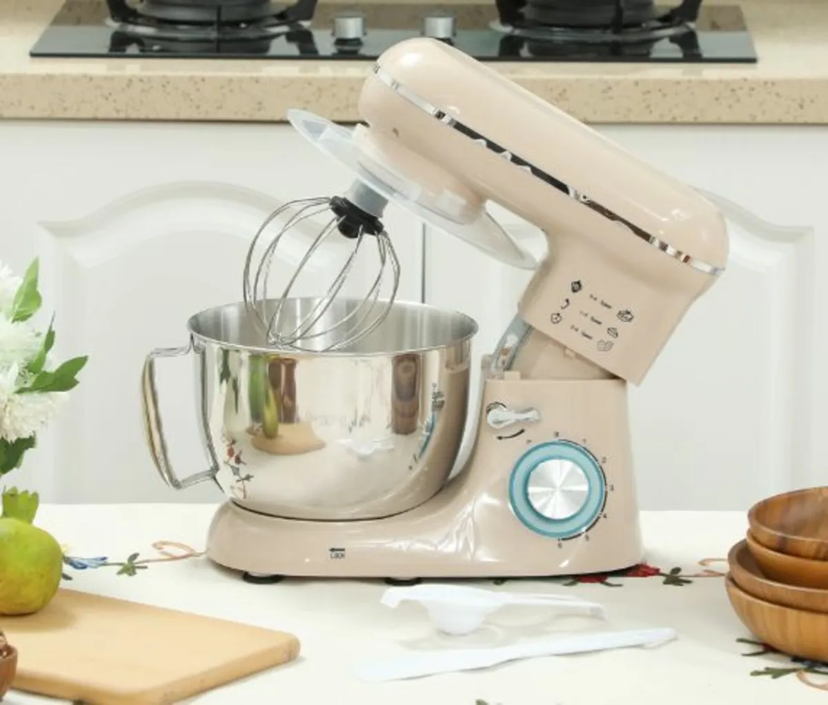 1300W Kitchen Stand Mixer, with Accessories - Image 2
