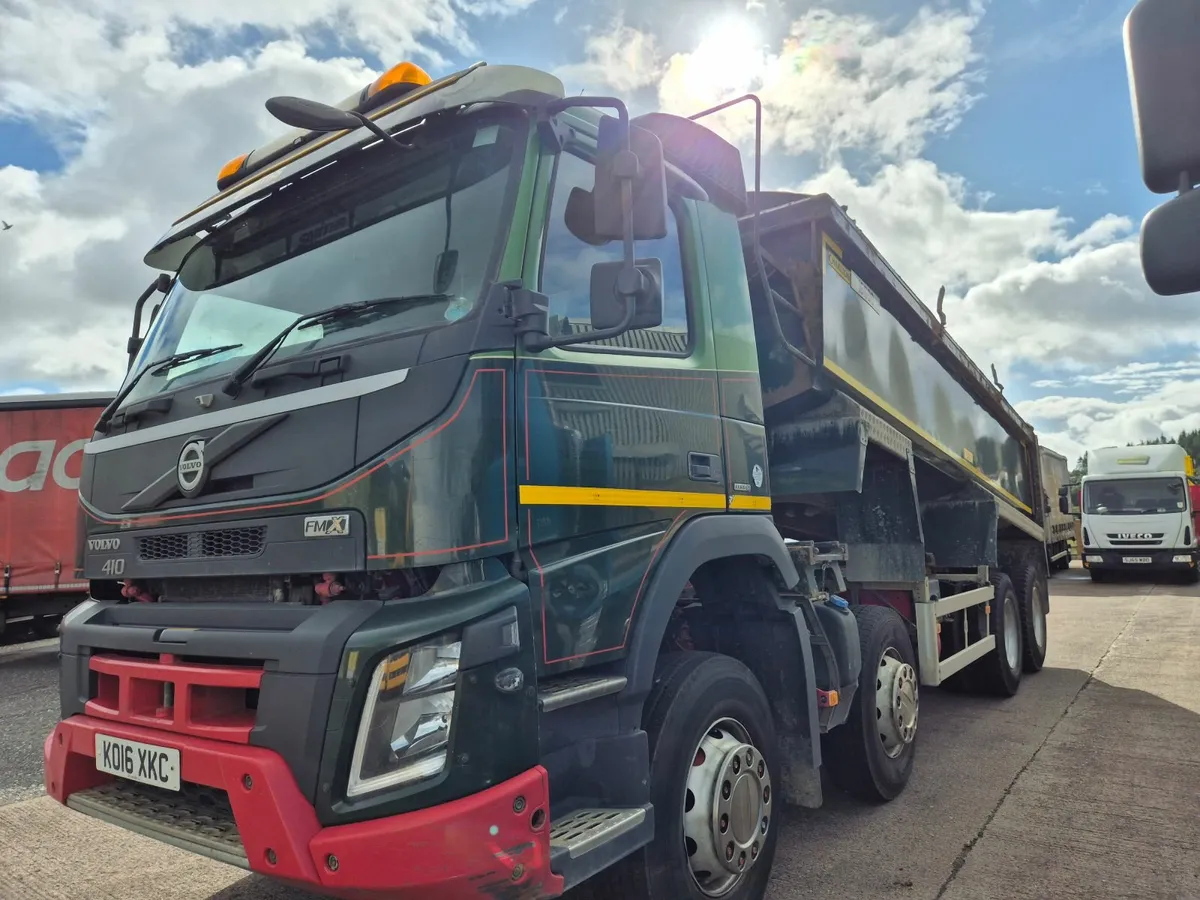 2016(late) Volvo FMX410 8x4 Charlton Tipper - Image 1