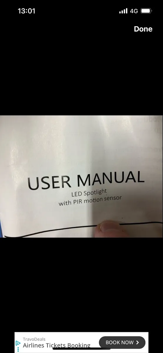 LED Spotlight with PIR motion sensor - Image 2