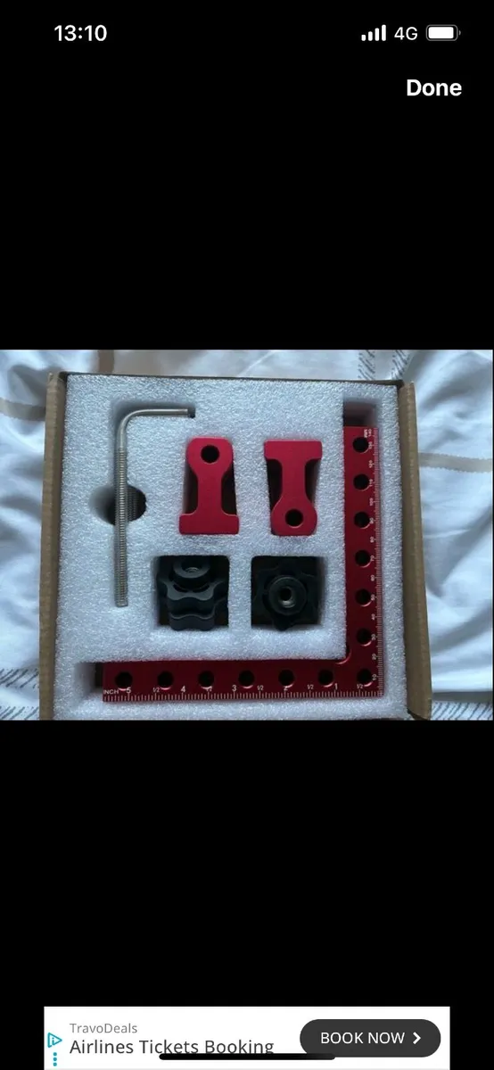 Pair of woodworking 90 degree angle holders - Image 2