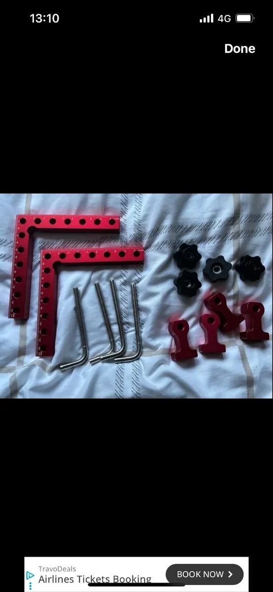 Pair of woodworking 90 degree angle holders - Image 4