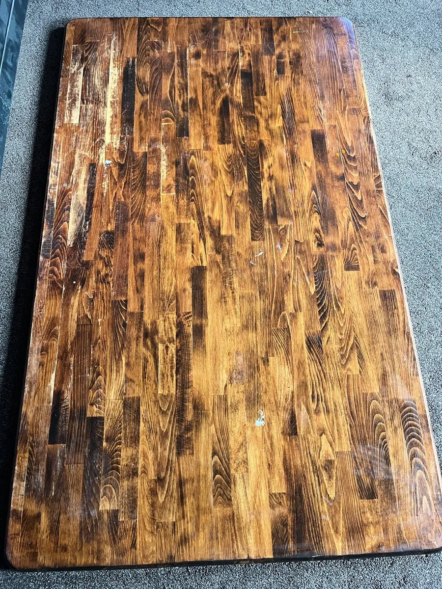 Solid wood countertop