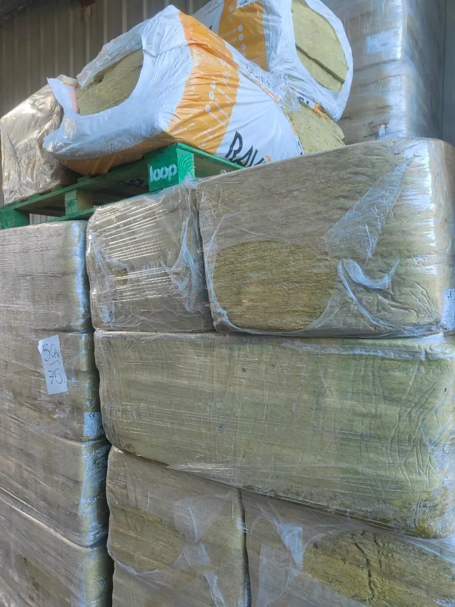 75mm stone wool insulation slabs - Image 1