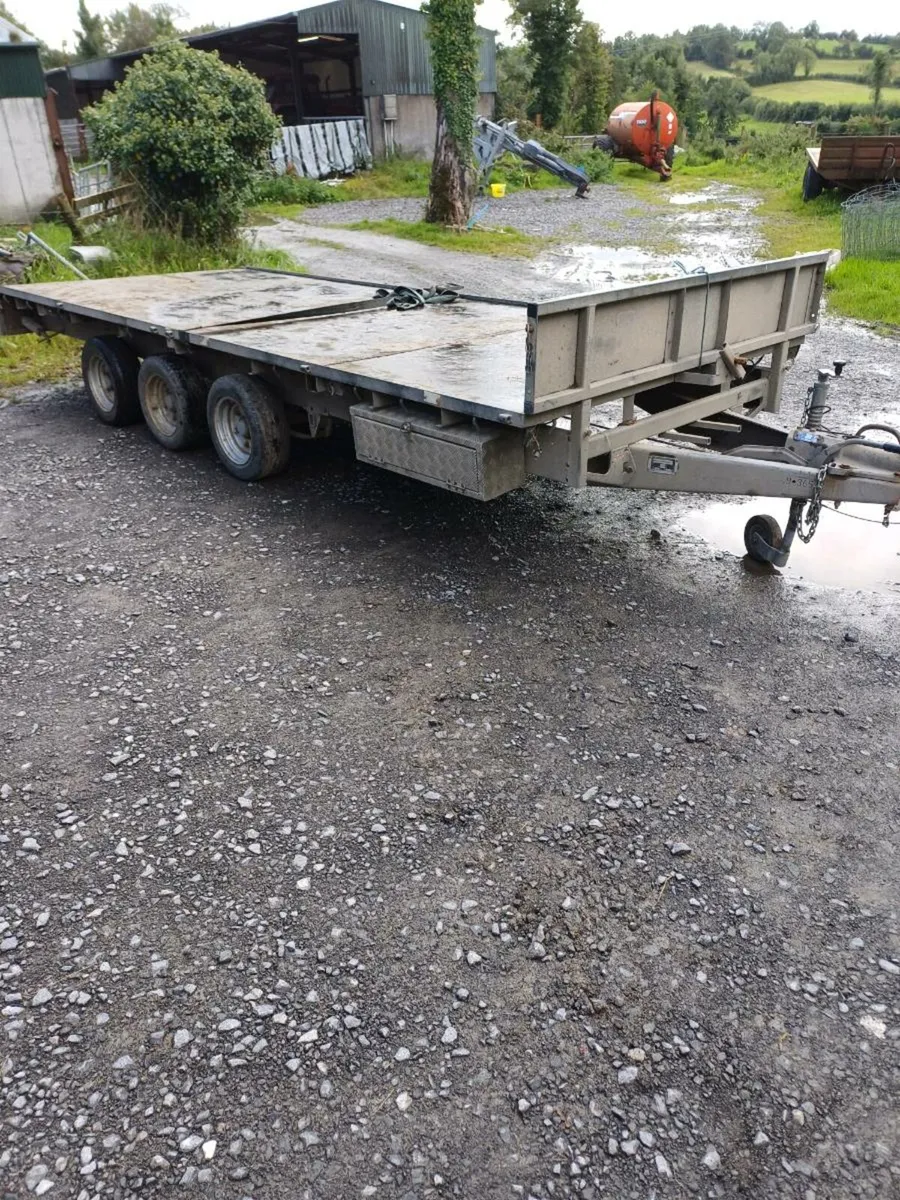 Ifor williams 16ft flat trailer - Image 1