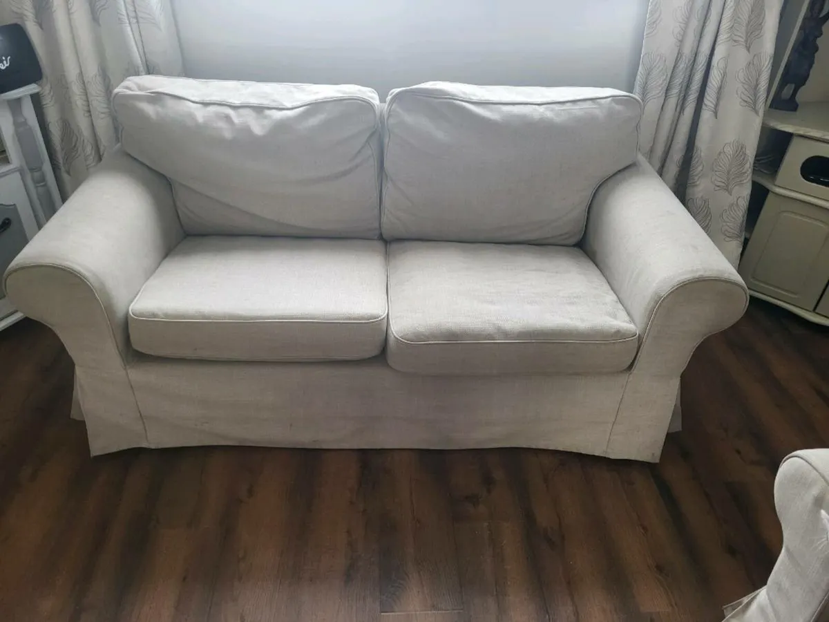 *FREE* 2 × 2 SEATER IKEA SOFAS - Image 1
