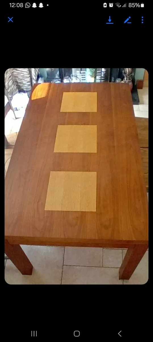 Dining room table and 6 chairs - Image 3