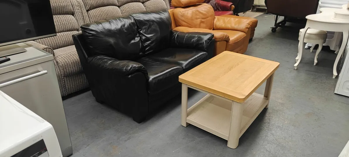2 Seater Black Couch - Image 3