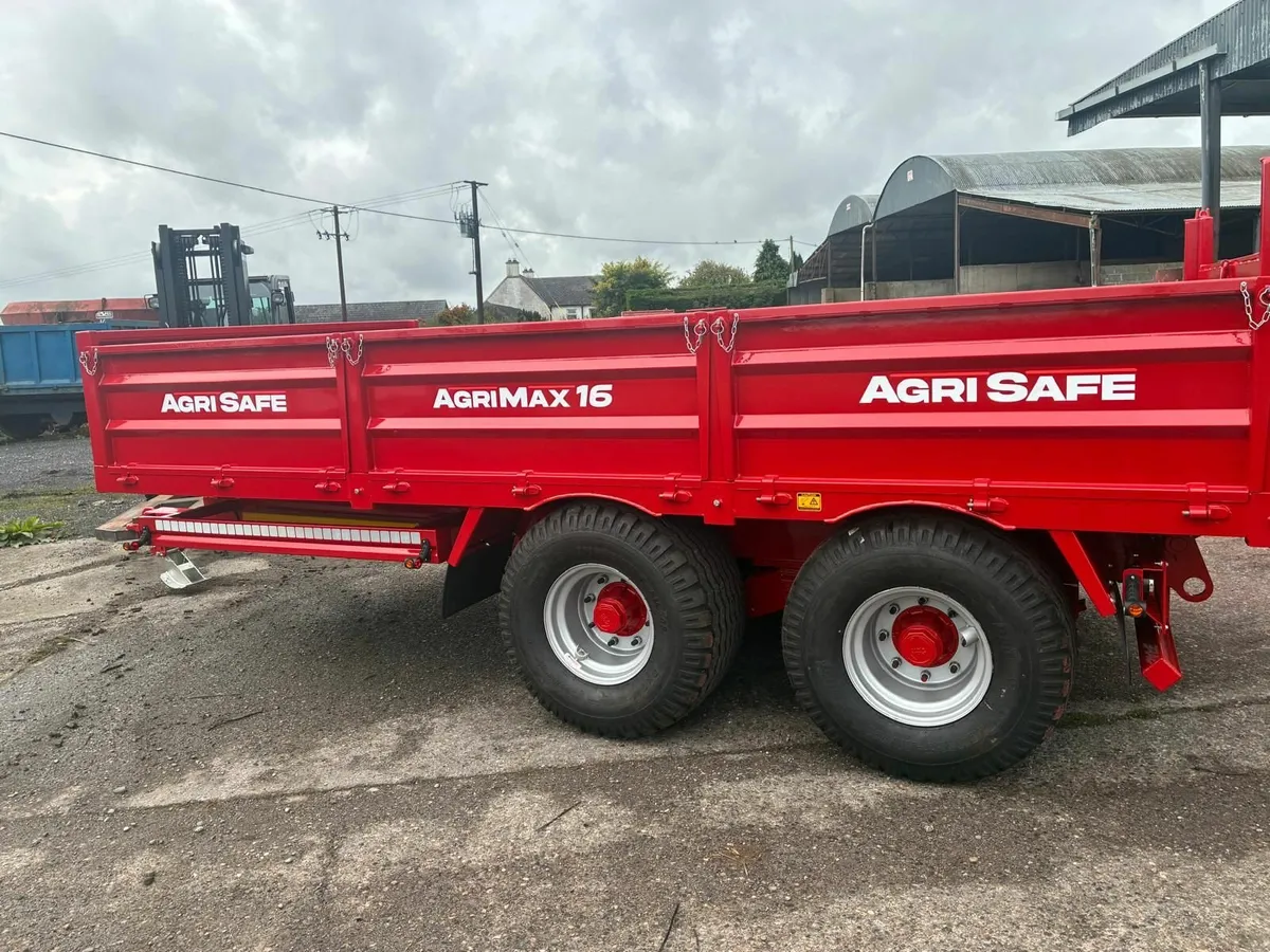 Agrisafe Agrimax 16 Multipurpose 16x8 Trailer NEW - Image 1