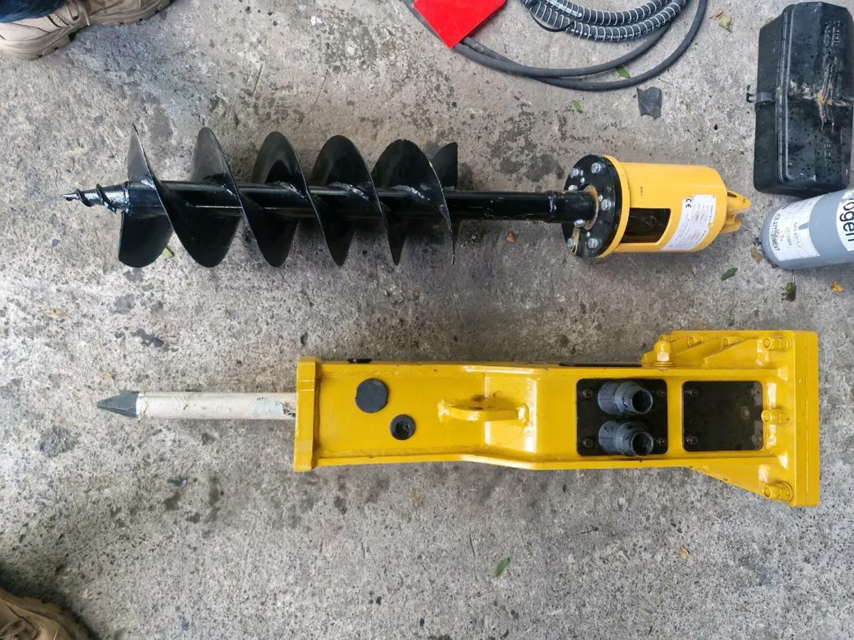 JPC HM-150 Hydraulic Breaker, T200 Auger 
to suit - Image 3