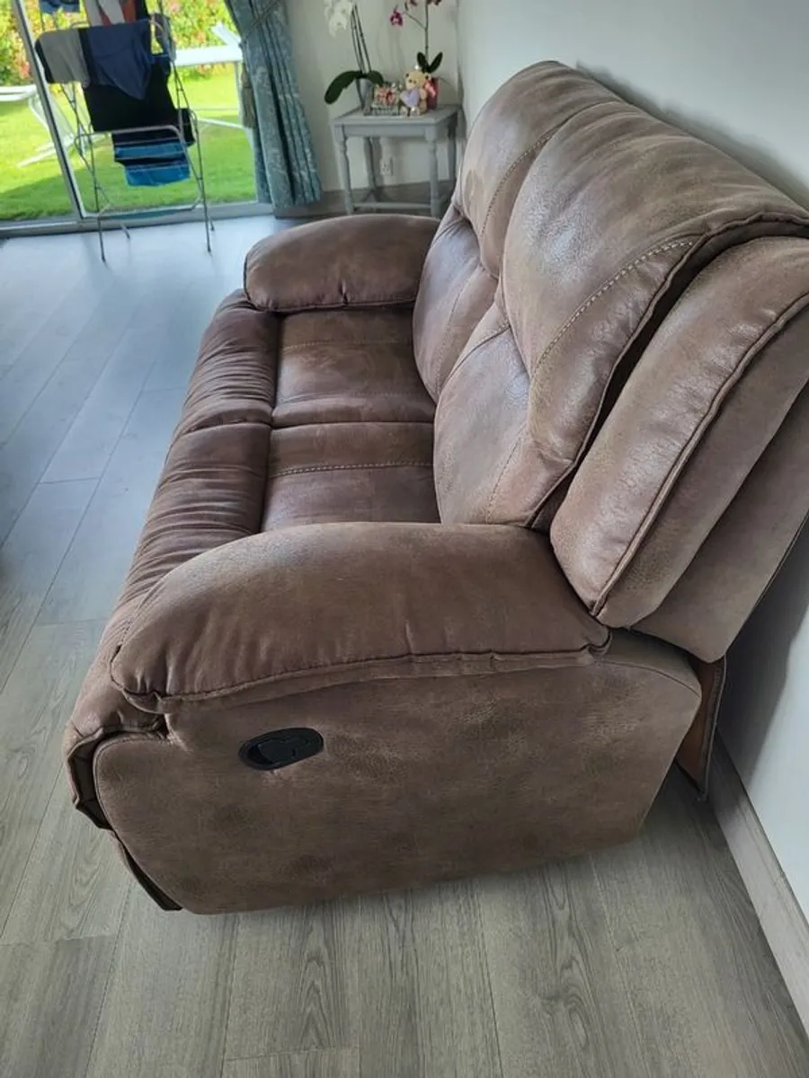 3 & 2 Recliners  Sofas For Sale.  (swords Area) - Image 4