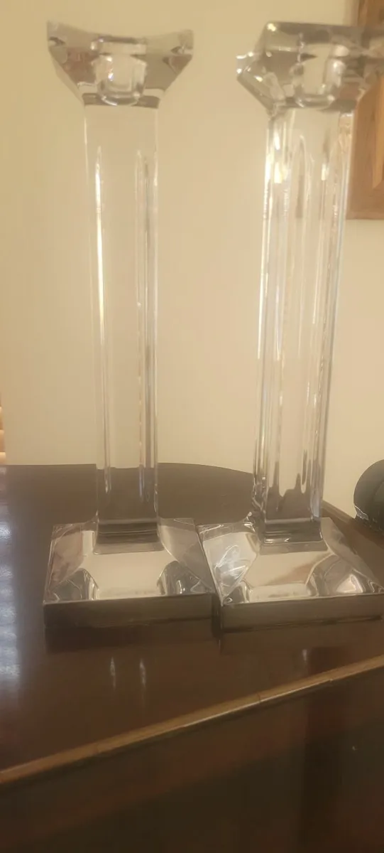 Crystal candle sticks - Image 1