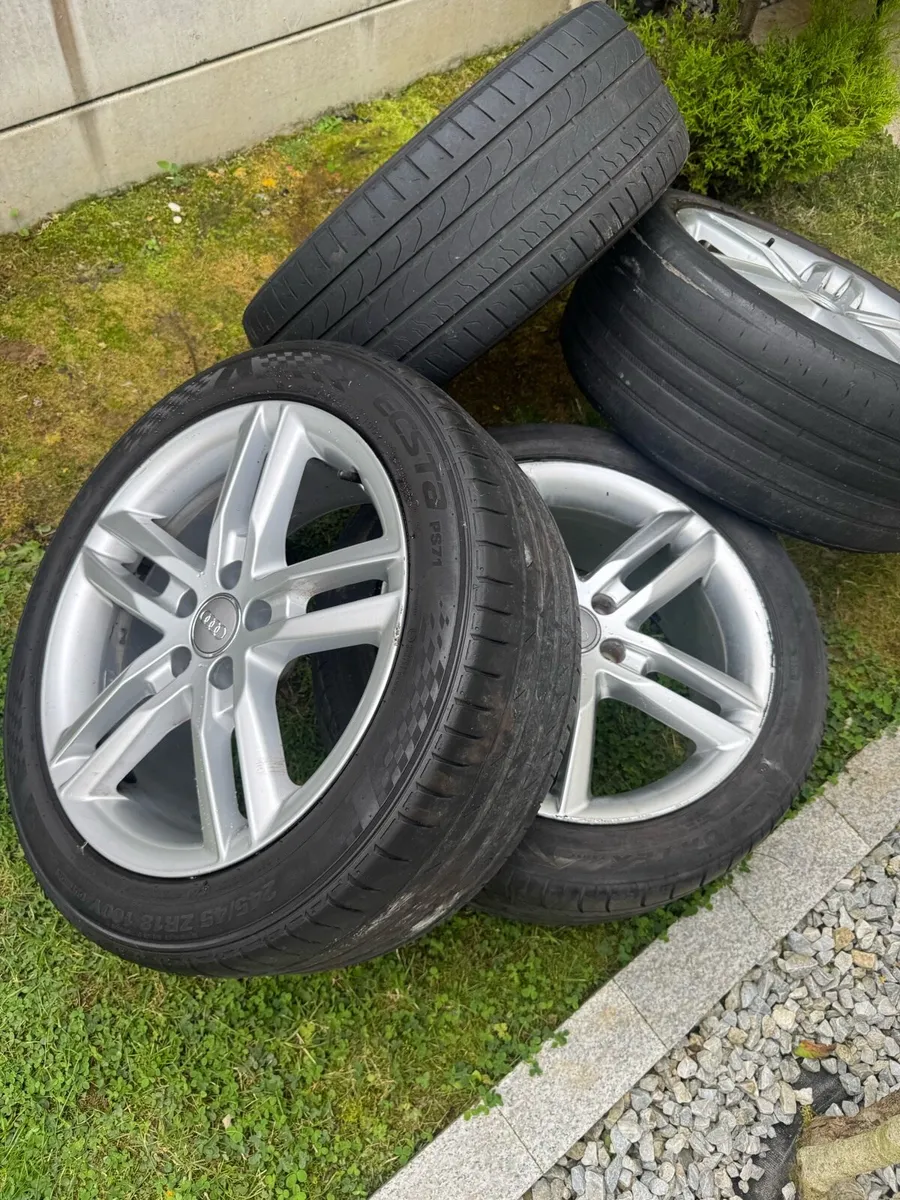 💥Audi R18 Alloys wheels &  tyres - Image 1