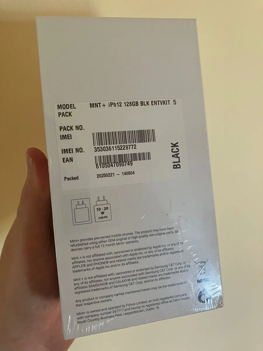 iPhone 12 128GB Black from Mint+ - Image 2