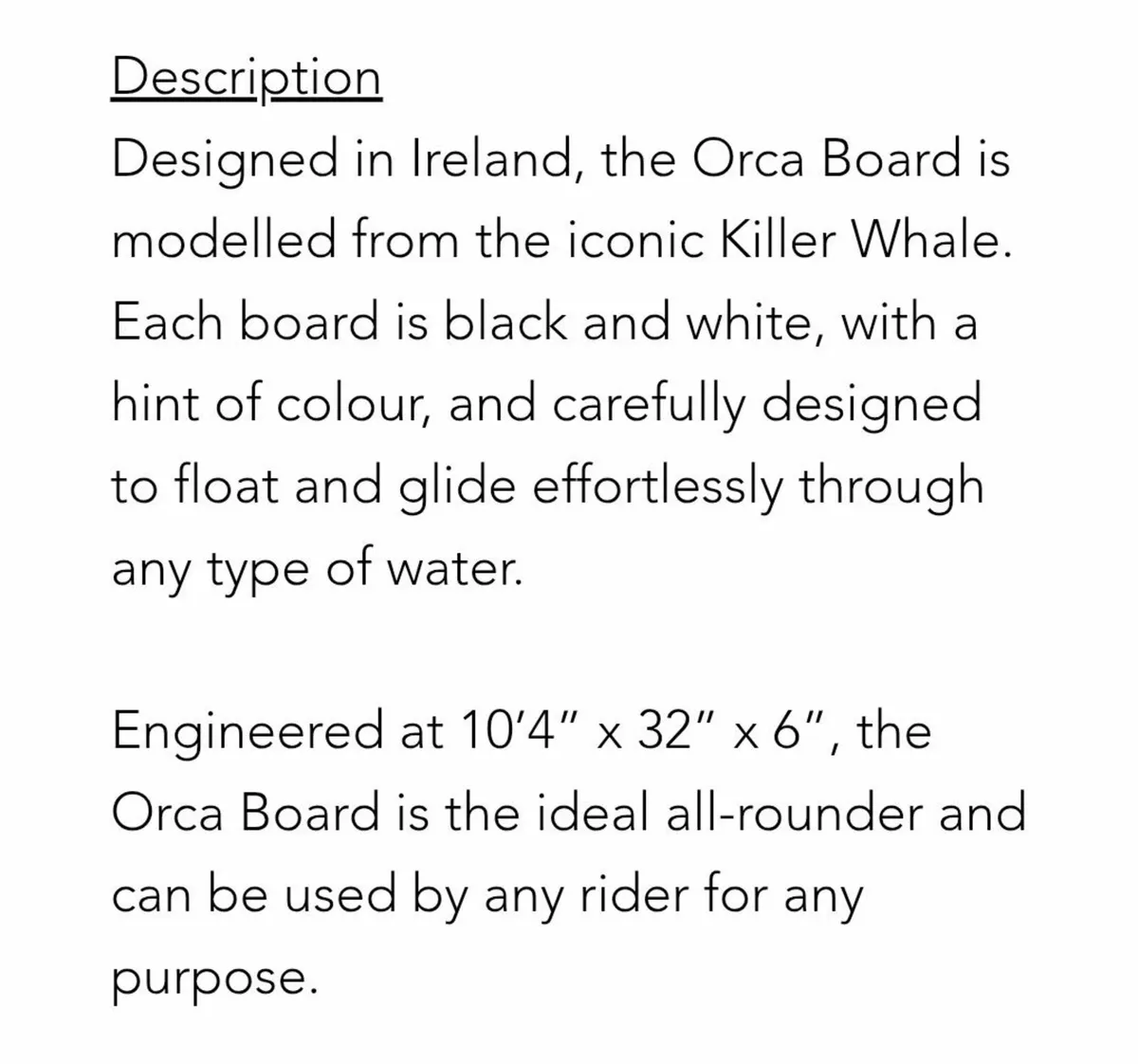 Orca Paddle Board - Image 3