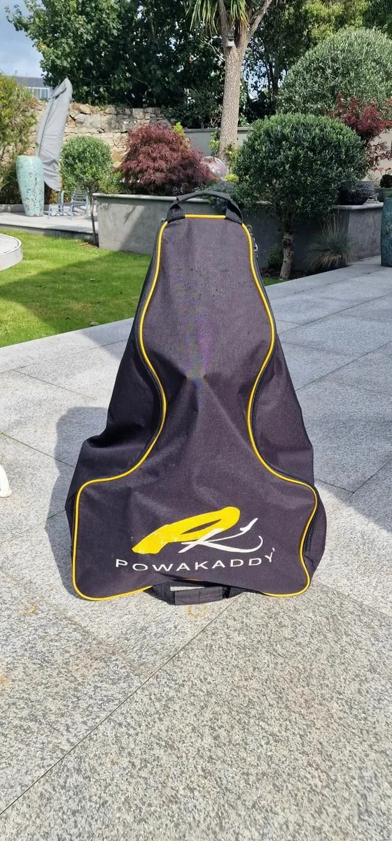 Powakaddy FW3S Electric Golf Trolly with Cover - Image 2