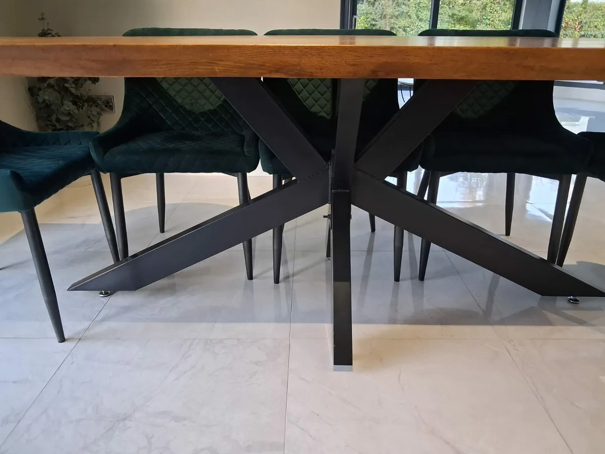 Oak Dining Table (2 metres) - Image 2