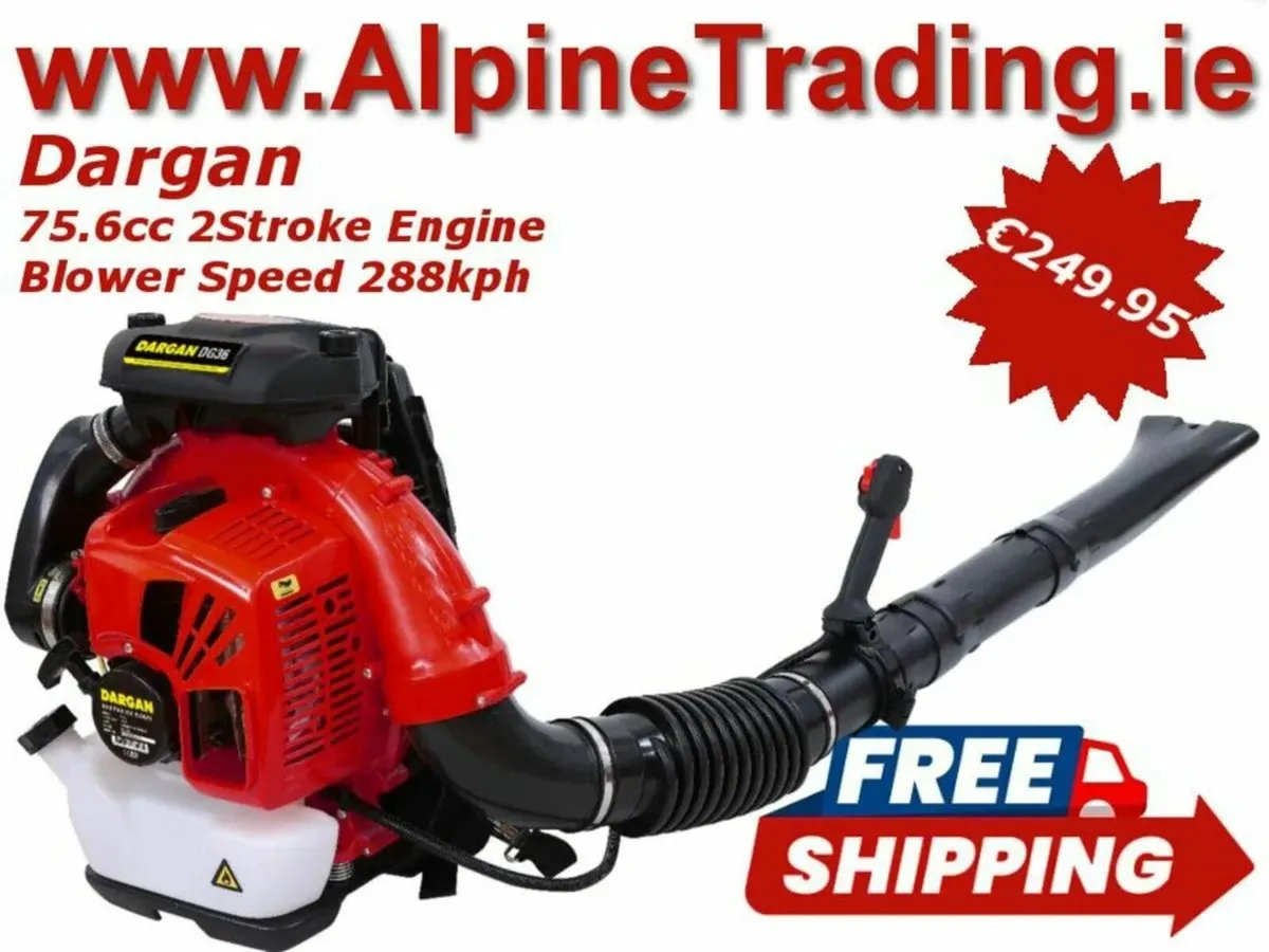 Back Pack Leaf Blower 75.6cc Dargan DG36