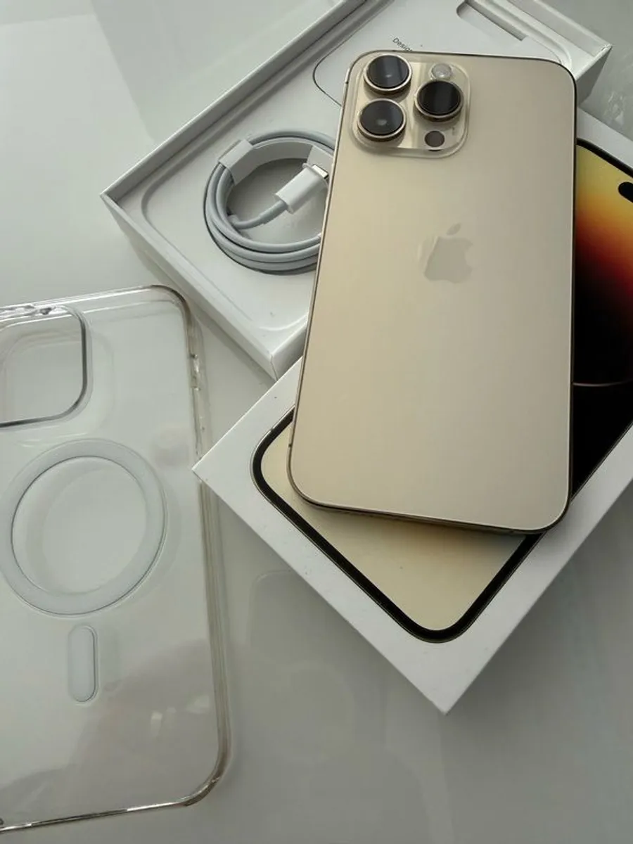 iPhone 14 Pro Max gold 128GB - Image 3