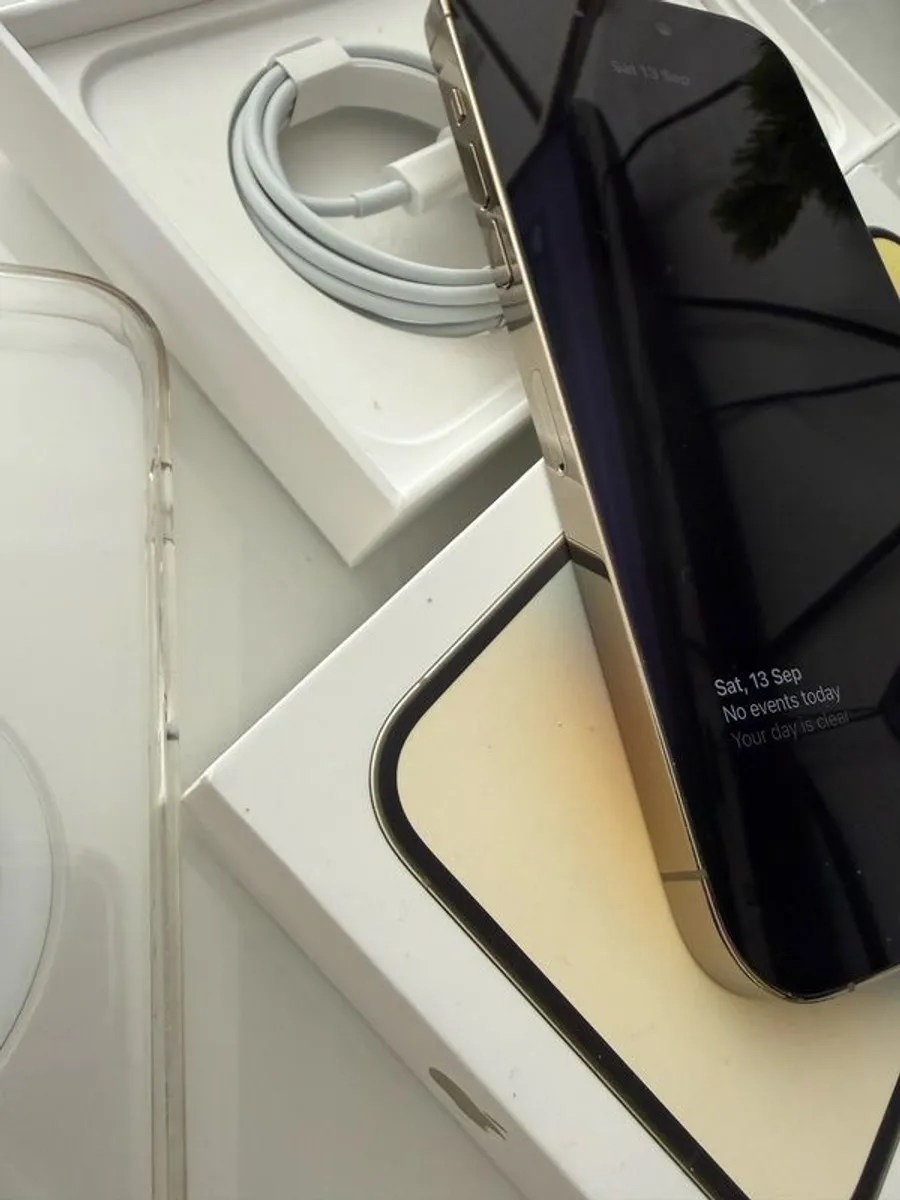 iPhone 14 Pro Max gold 128GB - Image 4