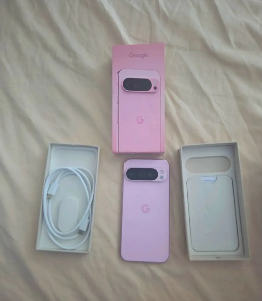 Stunning Rose Quartz Google Pixel Pro 9 256gb - Image 1