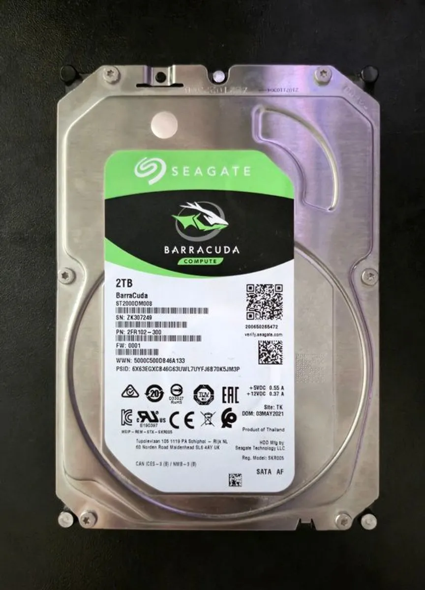 Seagate Barracuda 2TB Hard Drive - Image 1