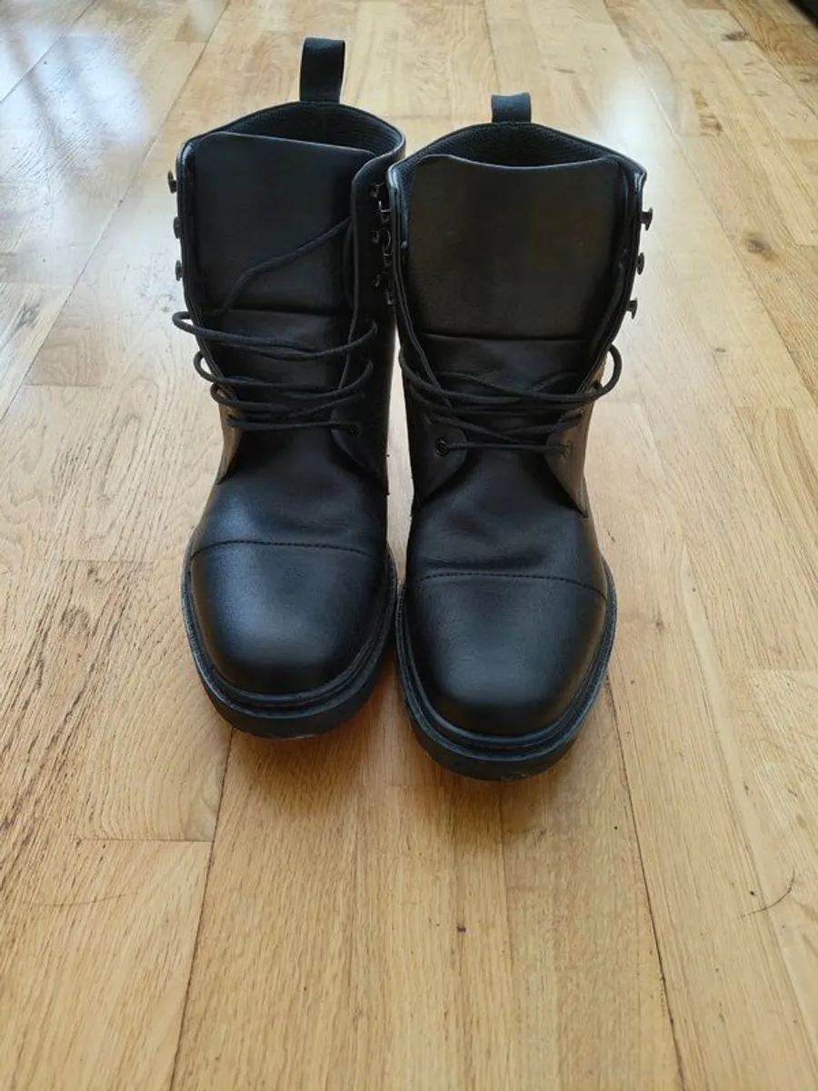 Ahimsa Work Boot Black - Image 1