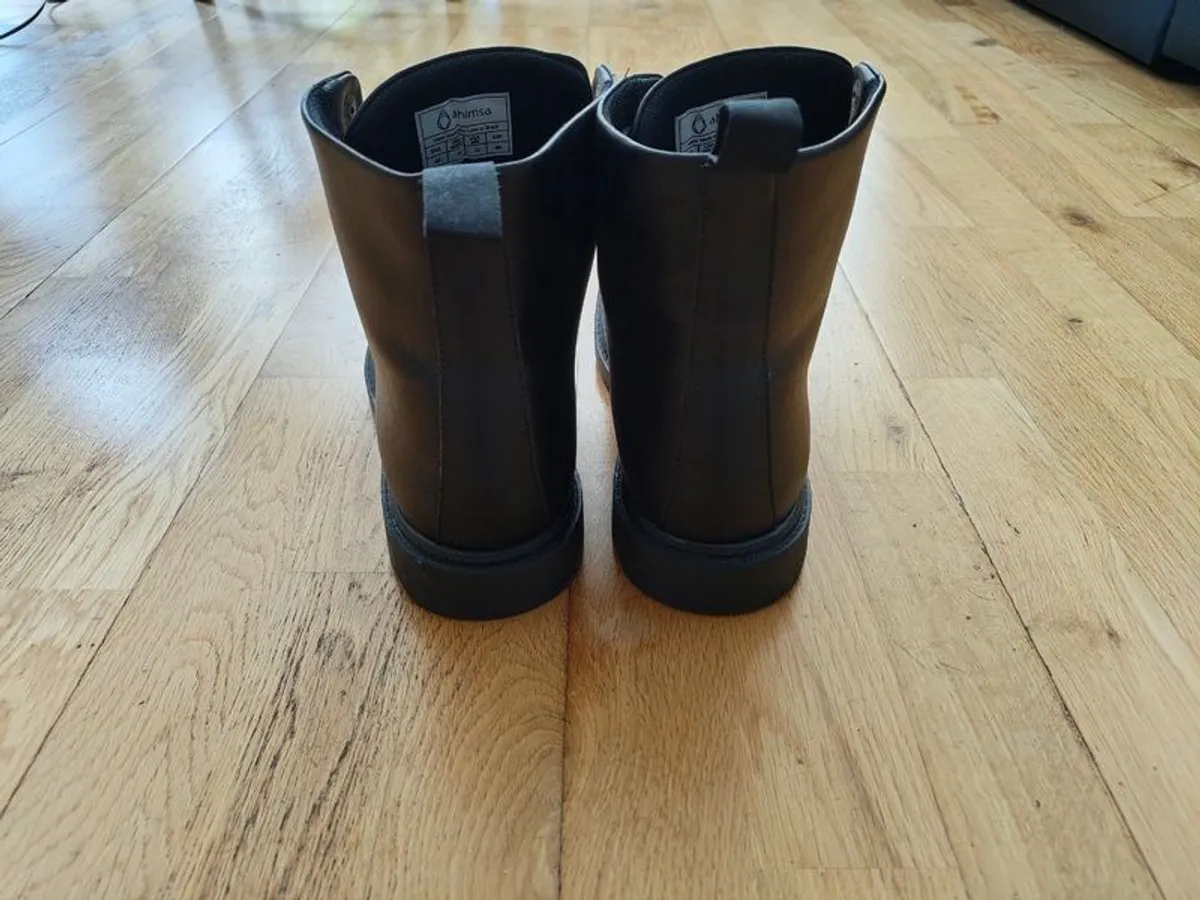 Ahimsa Work Boot Black - Image 4