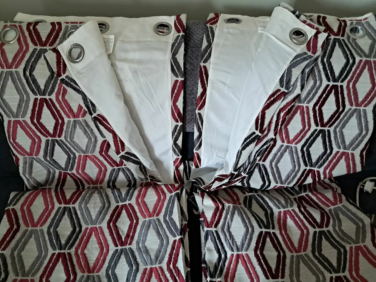 90x90 fully lined curtains - Image 2