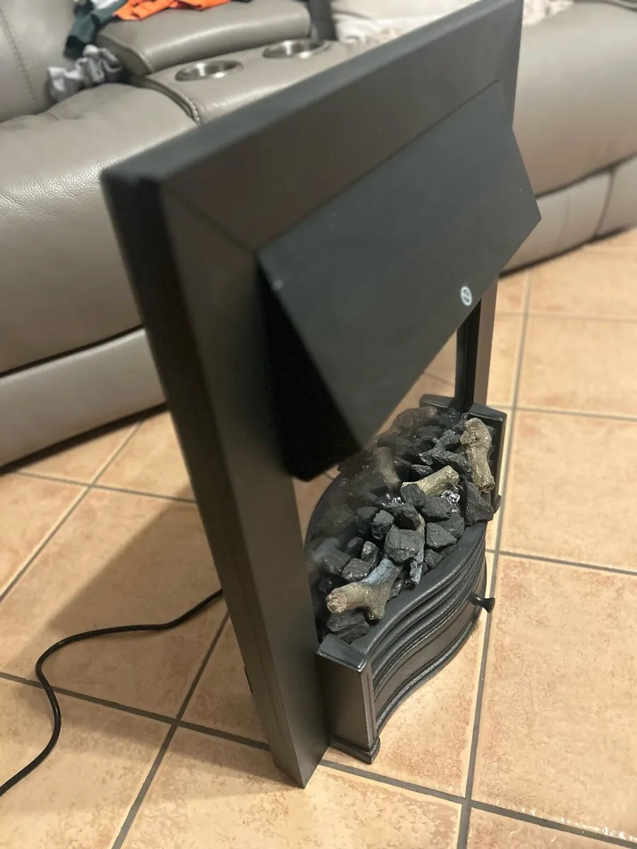Dumfries Black Optiflame 3D Electric Inset Fire - Image 2