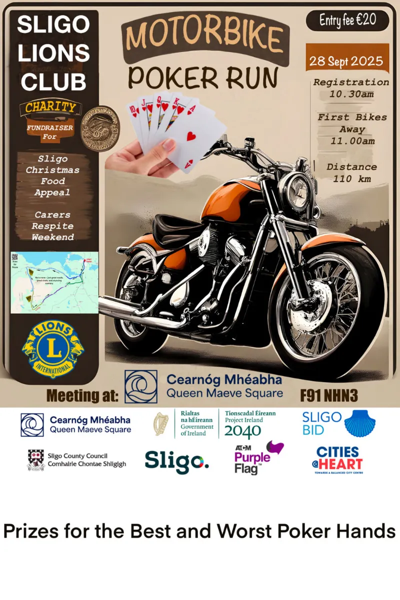Motorbike Poker Run Fundraiser Event