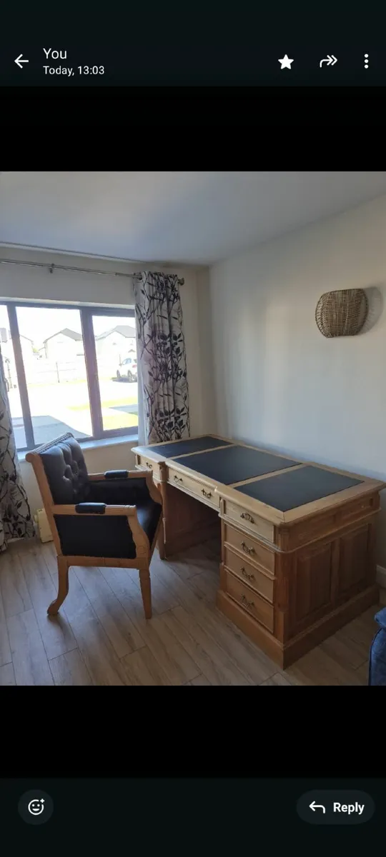 Presidential Desk with chair - Image 2