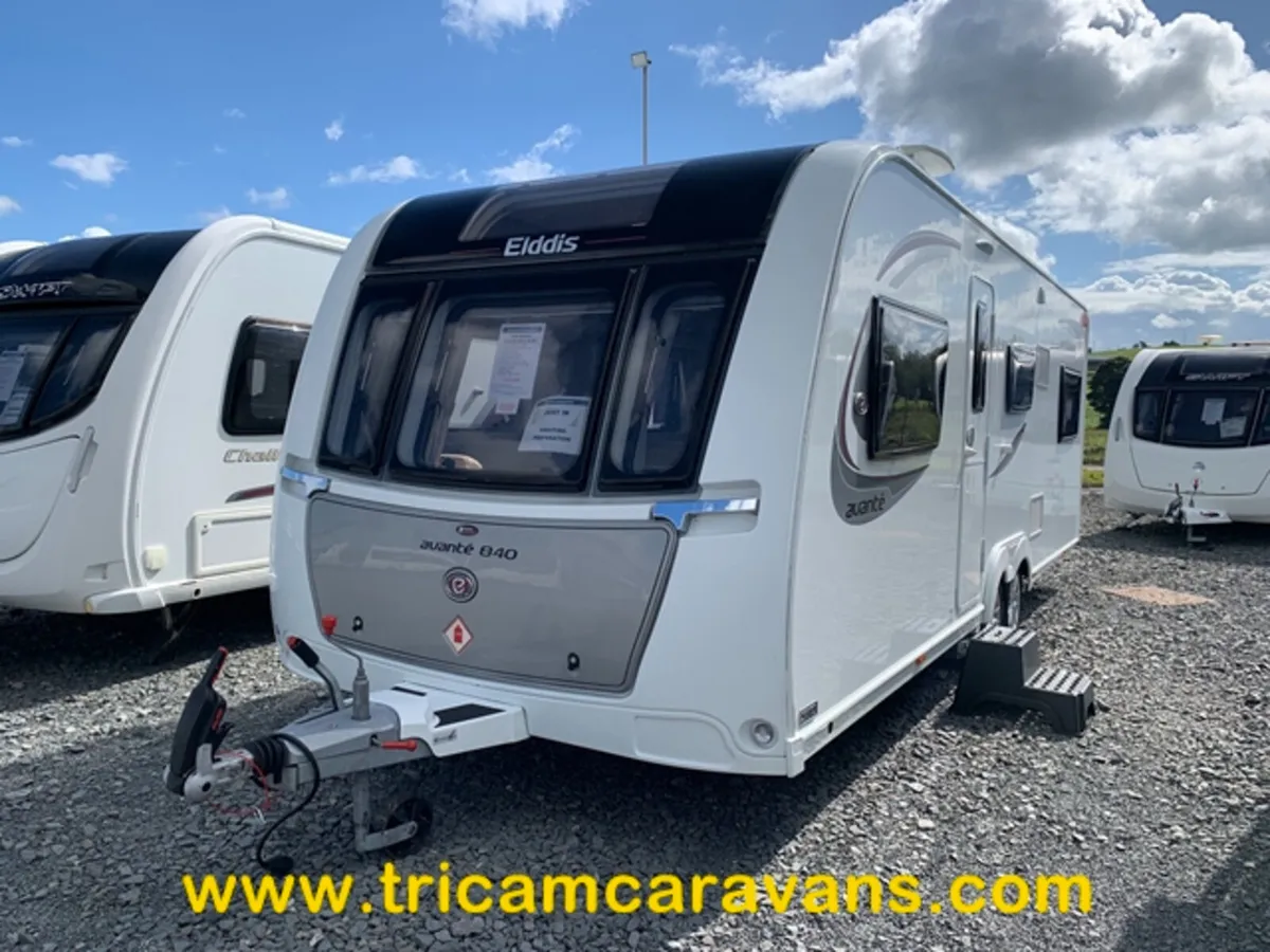 2017 Elddis Avante 840/6 8' Wide Fixed Bed 6 Berth - Image 1