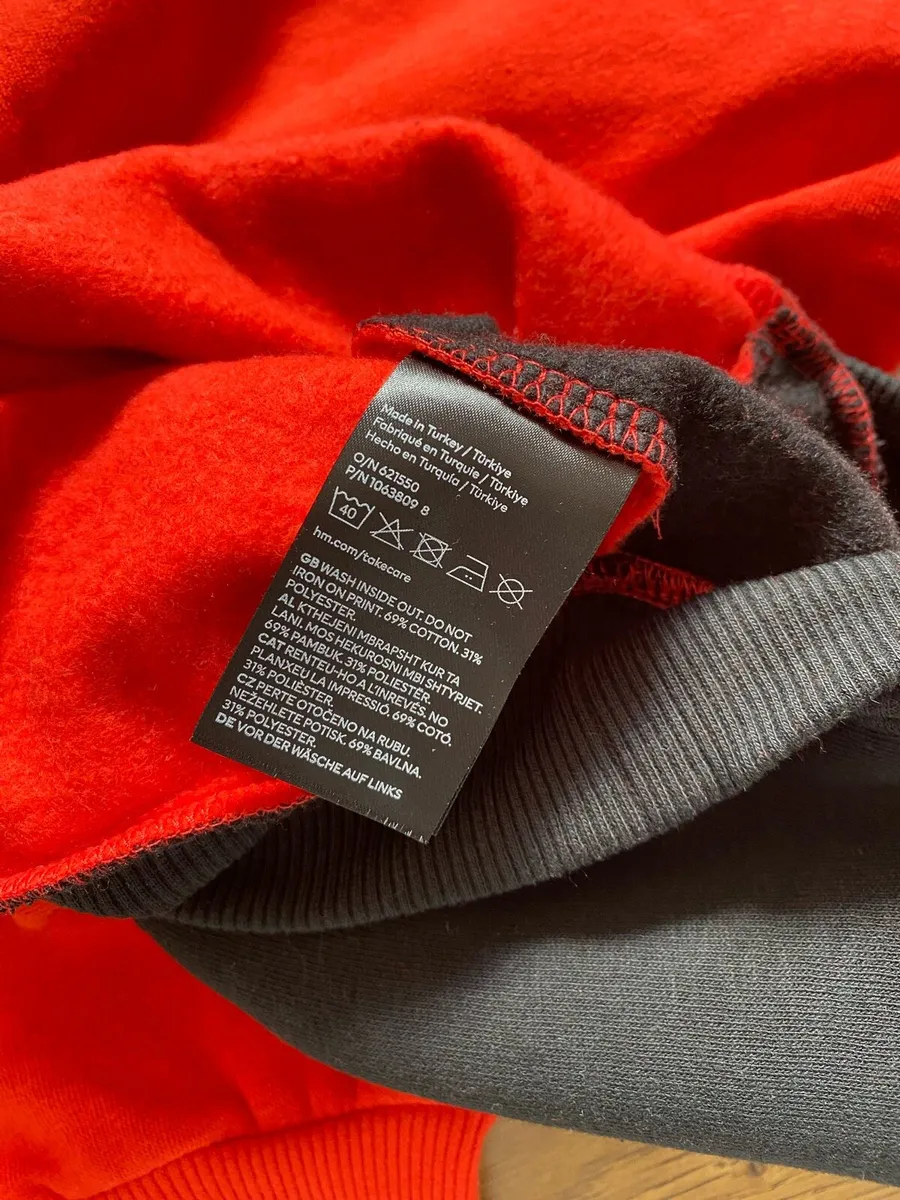 Brand New H&M Red, Black and White Formula 1 - Image 3