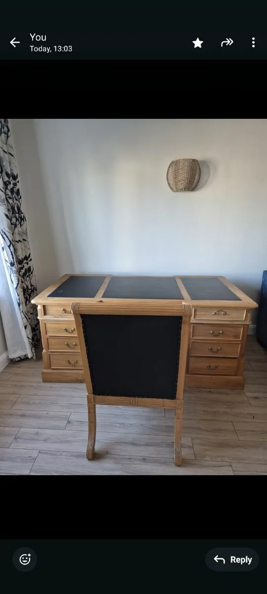 Presidential Desk with chair - Image 3