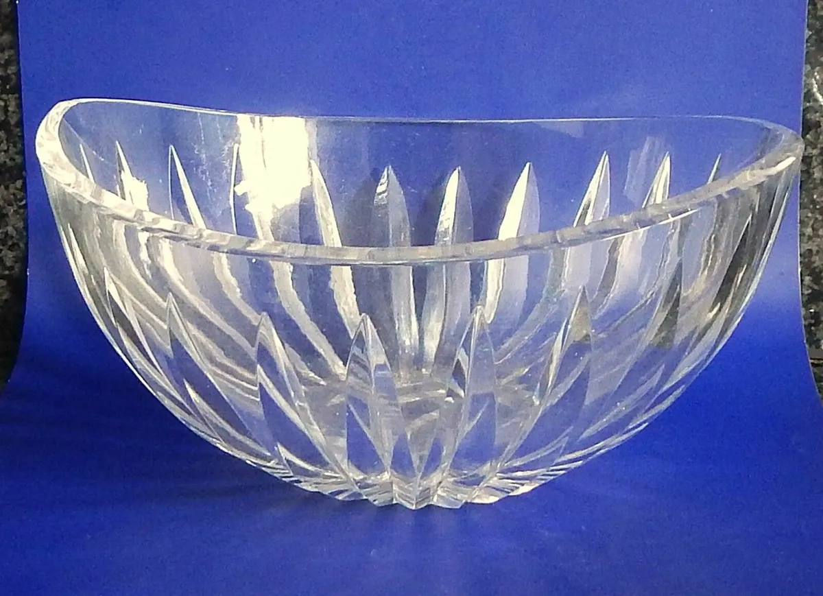 2 Vintage Waterford Crystal Bowls, Fruit & Boat - Image 3