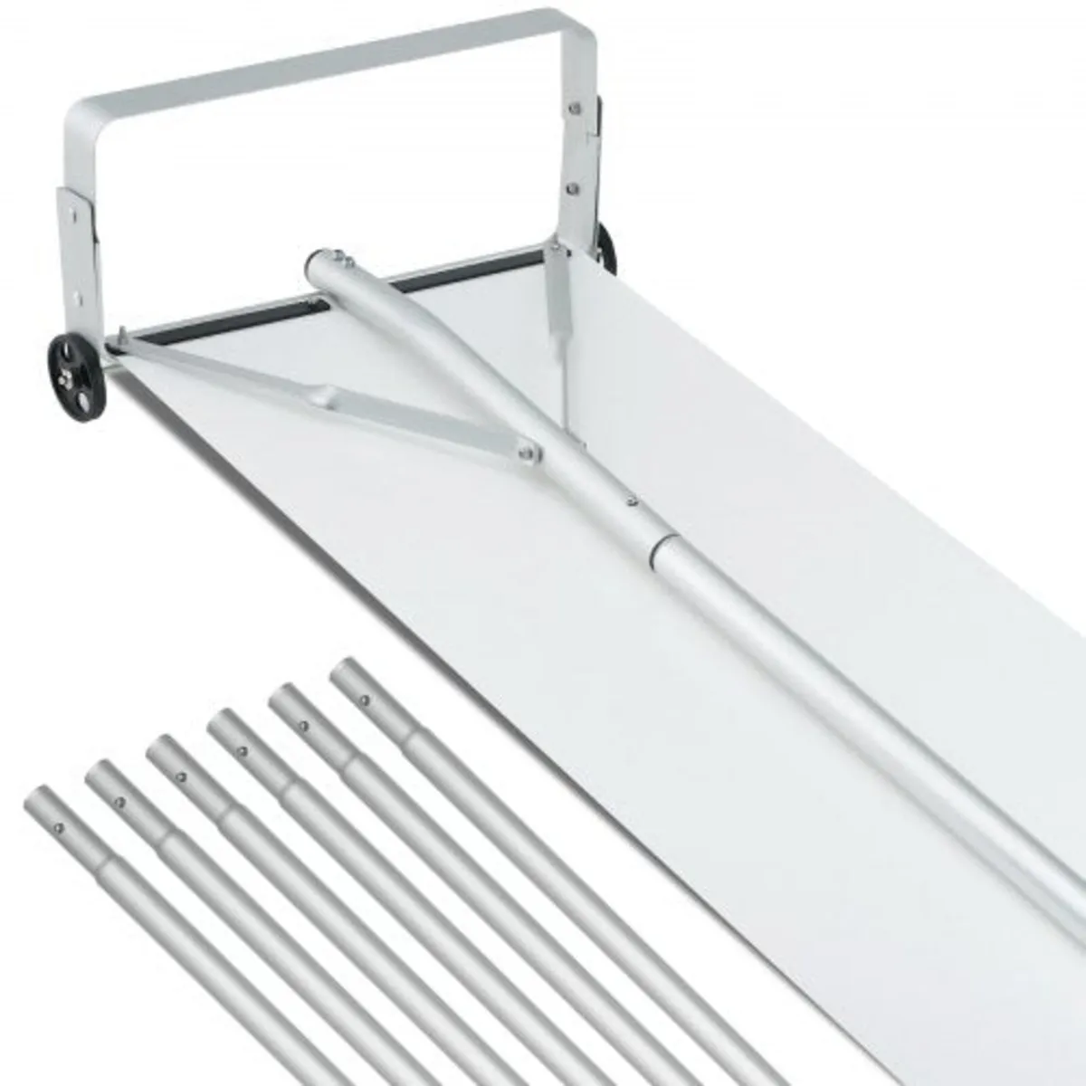 Snow Roof Rake, 30ft Reach Aluminium Roof Shovel w