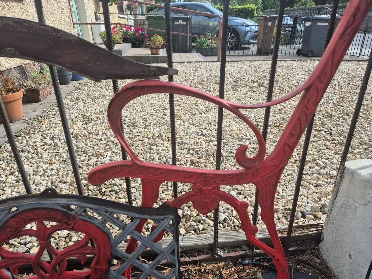 Vintage Antique Garden Seat - Image 2